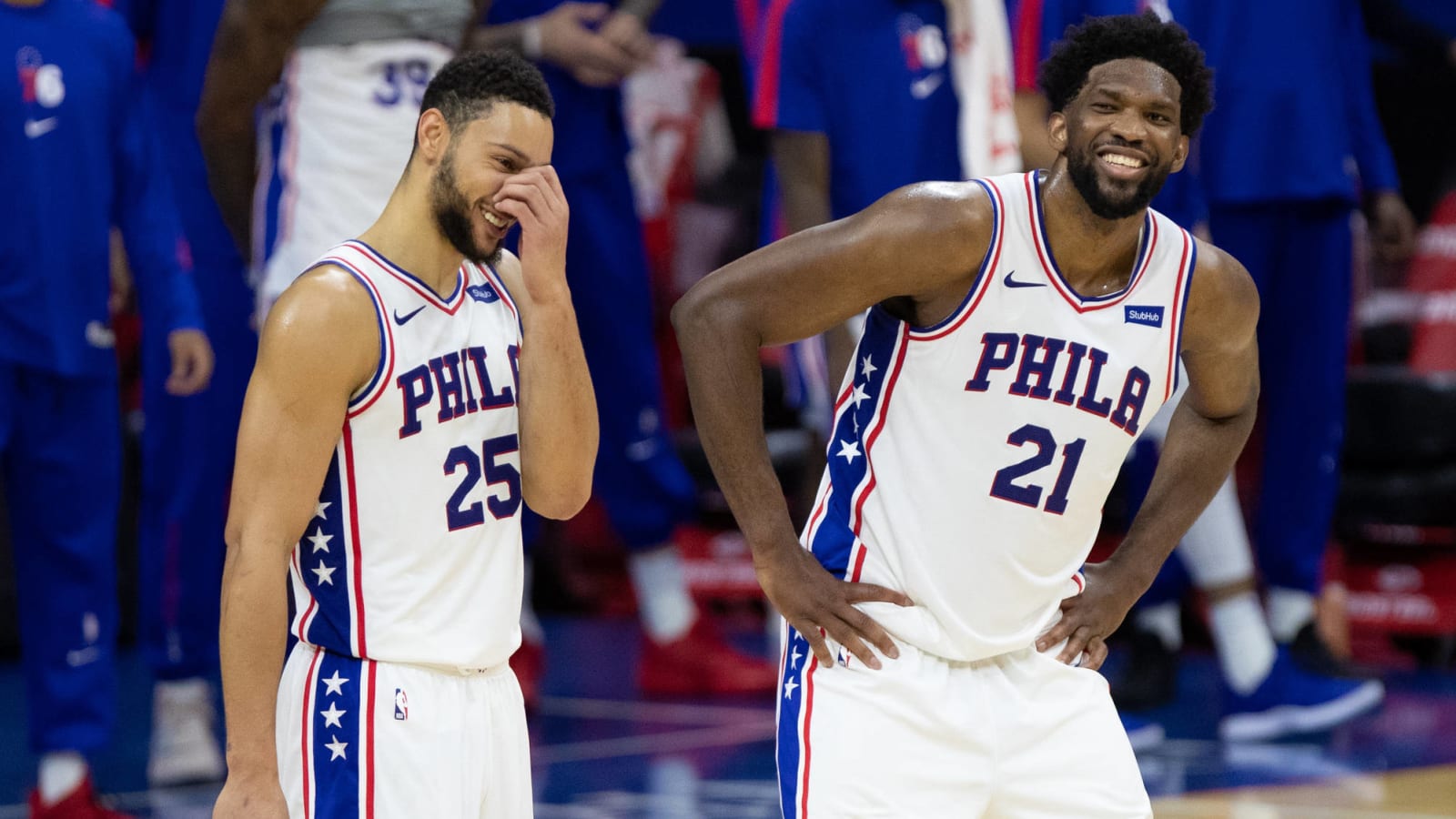 Embiid responds to reports of rift with Simmons