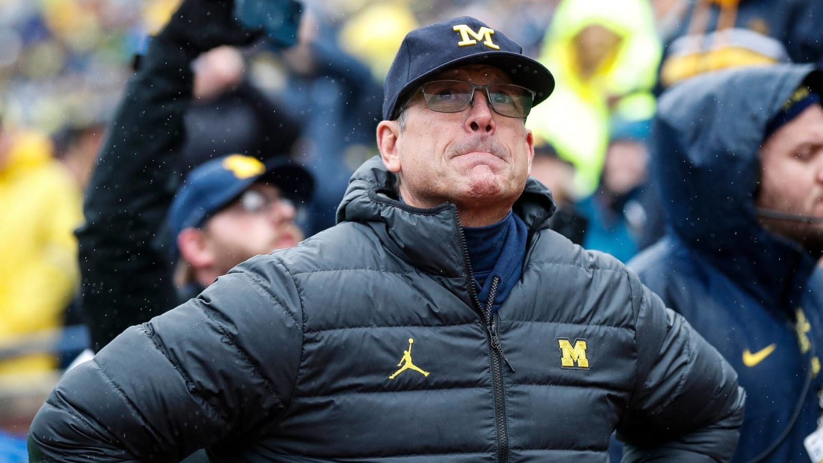 Michigan HC Jim Harbaugh's 'tattoo pledge' comes at an awkward time