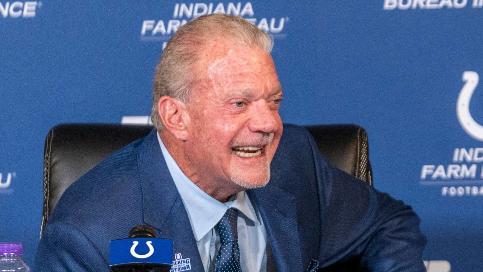 Colts owner Jim Irsay talks up college candidates in coaching search