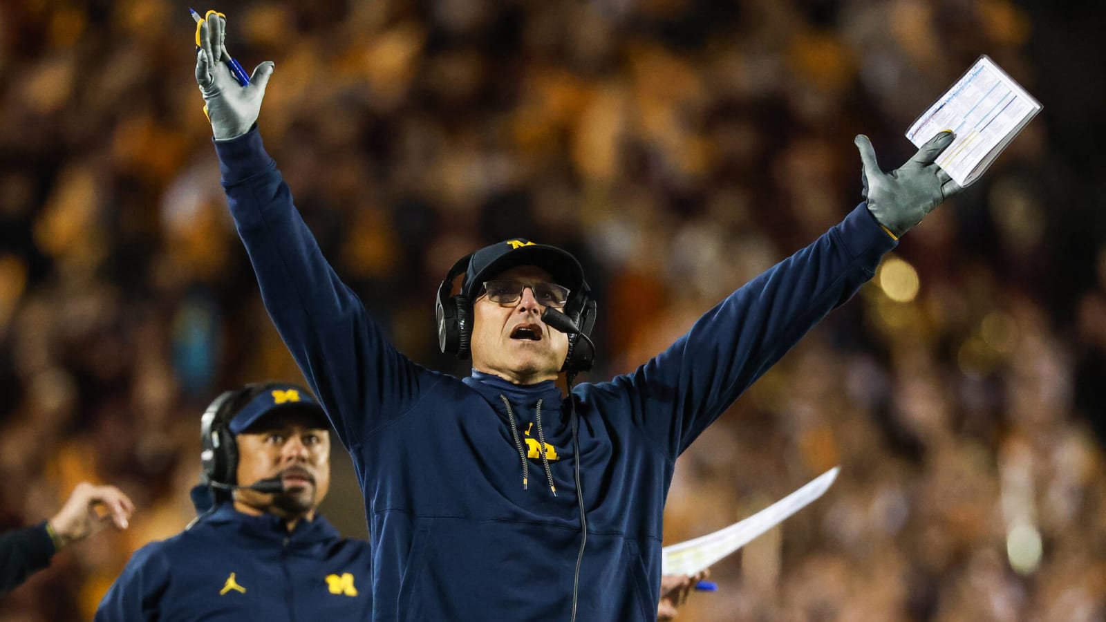 Jim Harbaugh remains enthusiastic about coaching Michigan