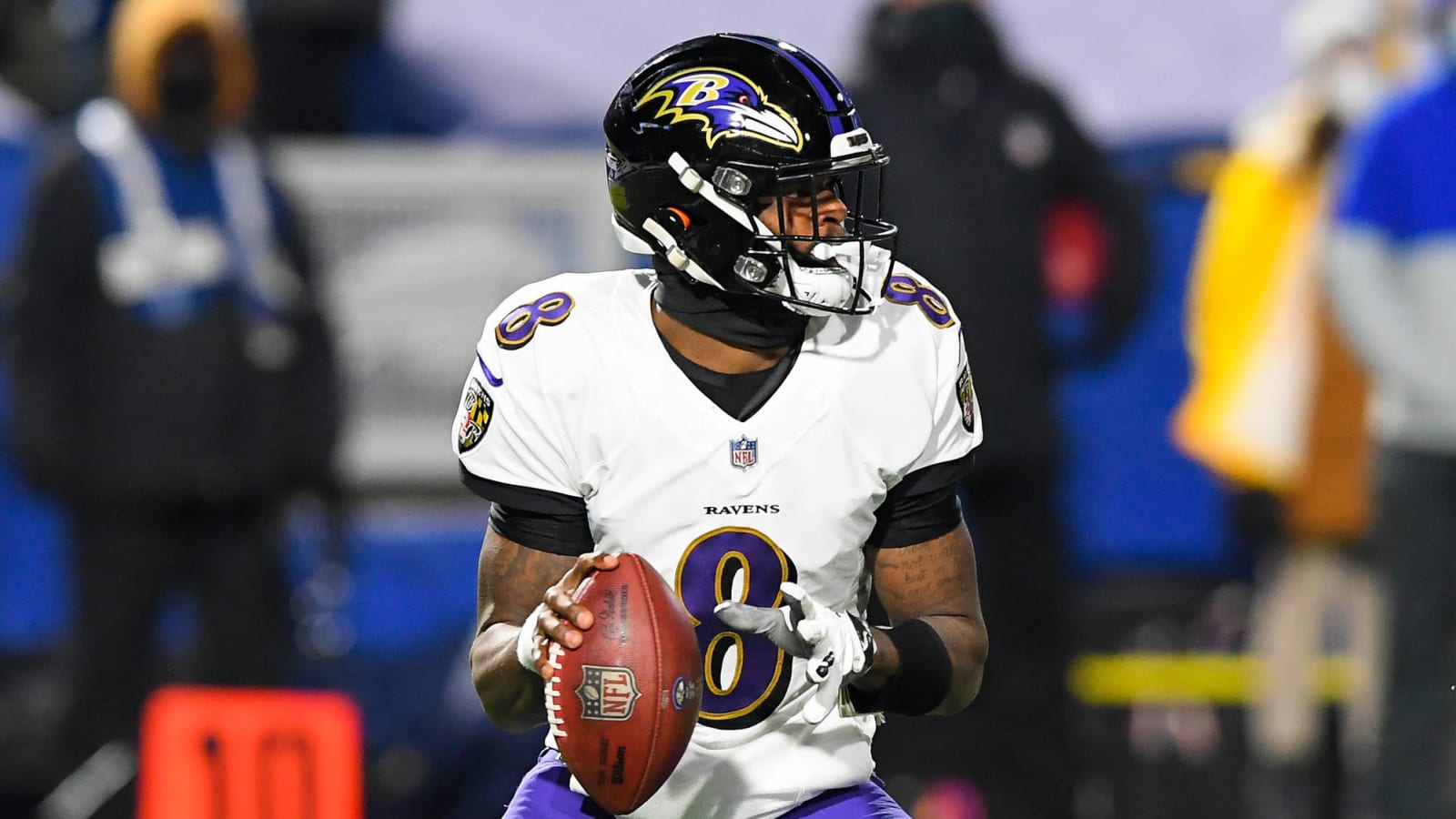 Ravens' newly signed WR caught 10 TDs from Jackson in H.S.