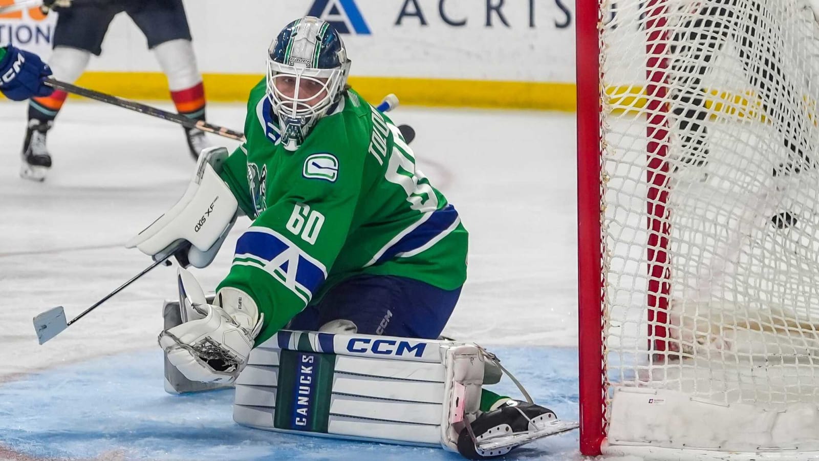 Vancouver Canucks Announce Roster Transaction Involving Top Goalie Prospect Nikita Tolopilo