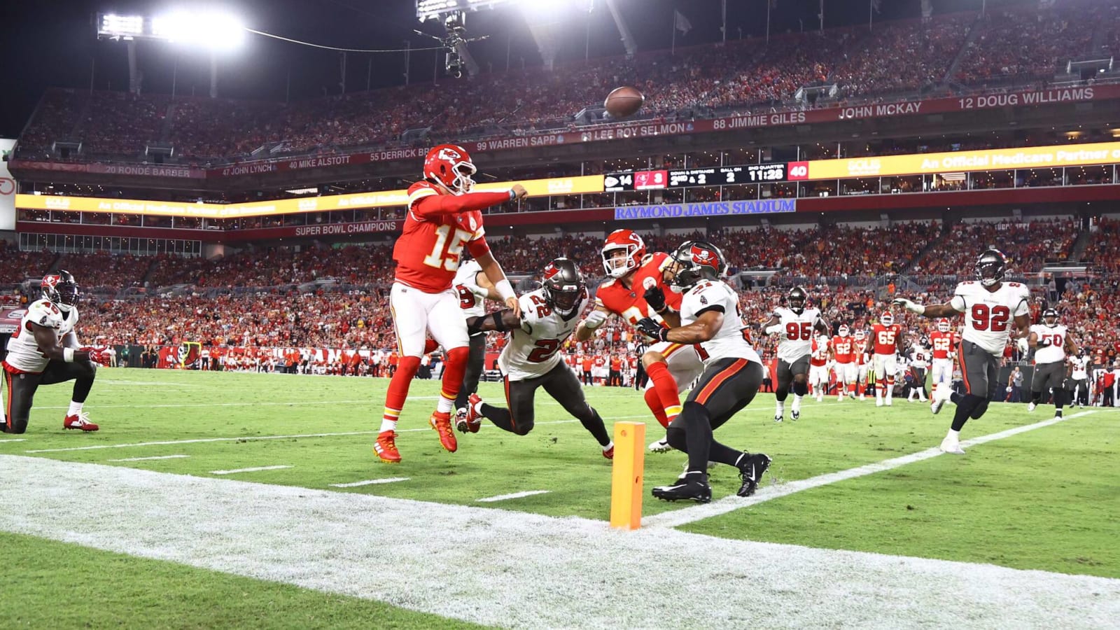 Watch: Patrick Mahomes makes jaw-dropping touchdown flip against Bucs
