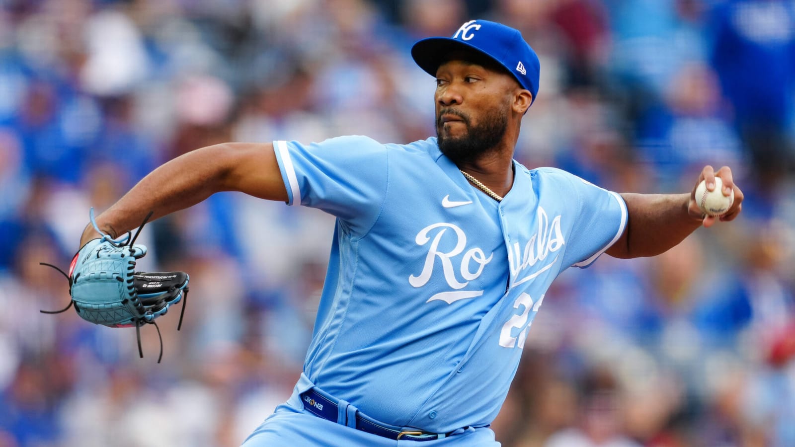 Watch: Royals reliever 'all good' after puking on mound