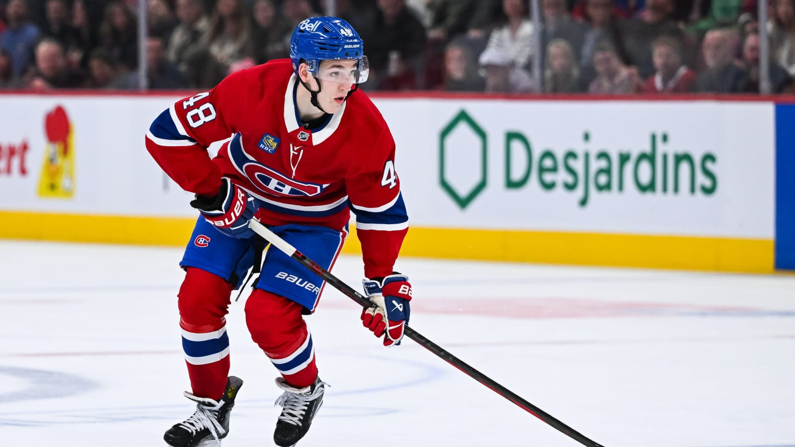 Lane Hutson is the lightest player in the NHL