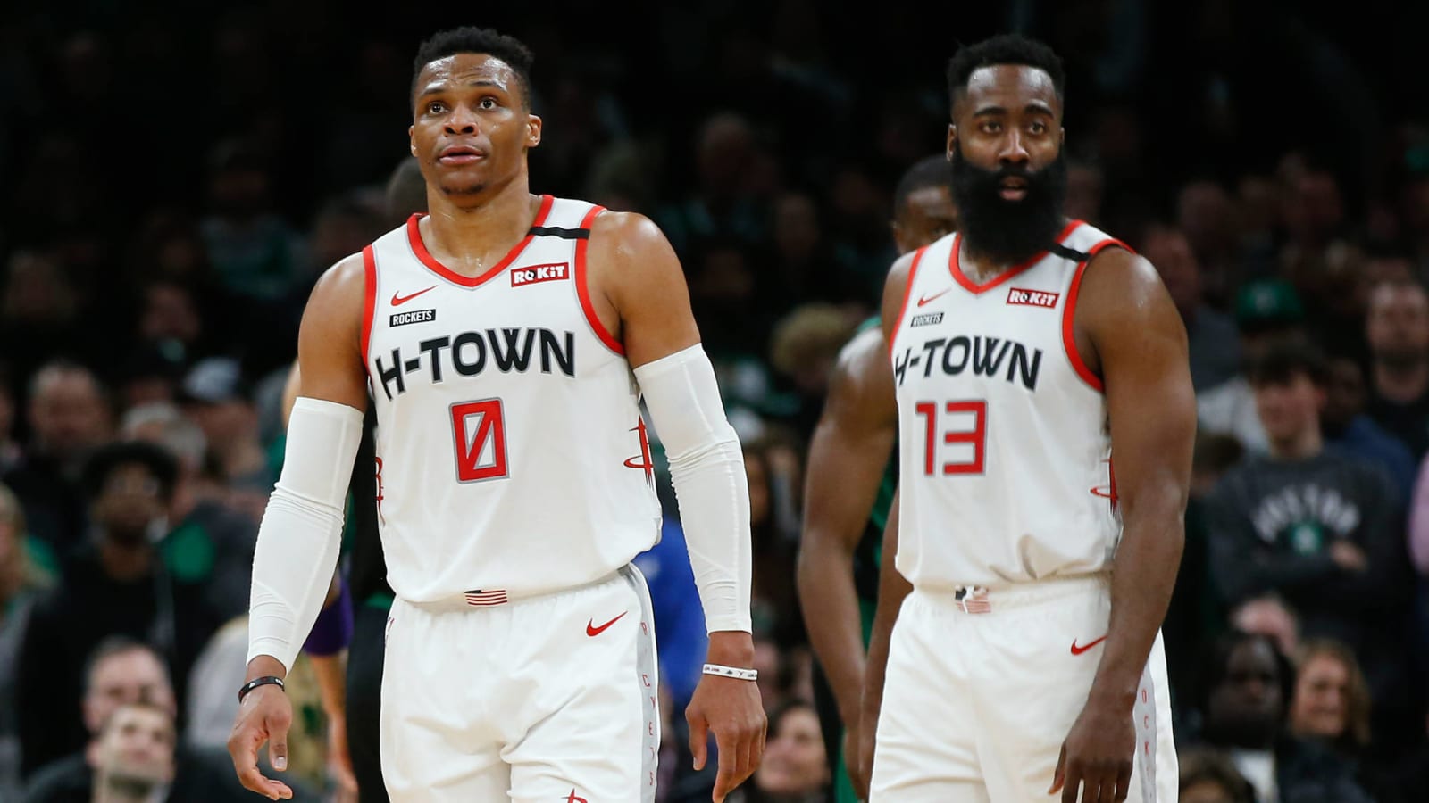 Russell Westbrook shoots down talk of issues with James Harden