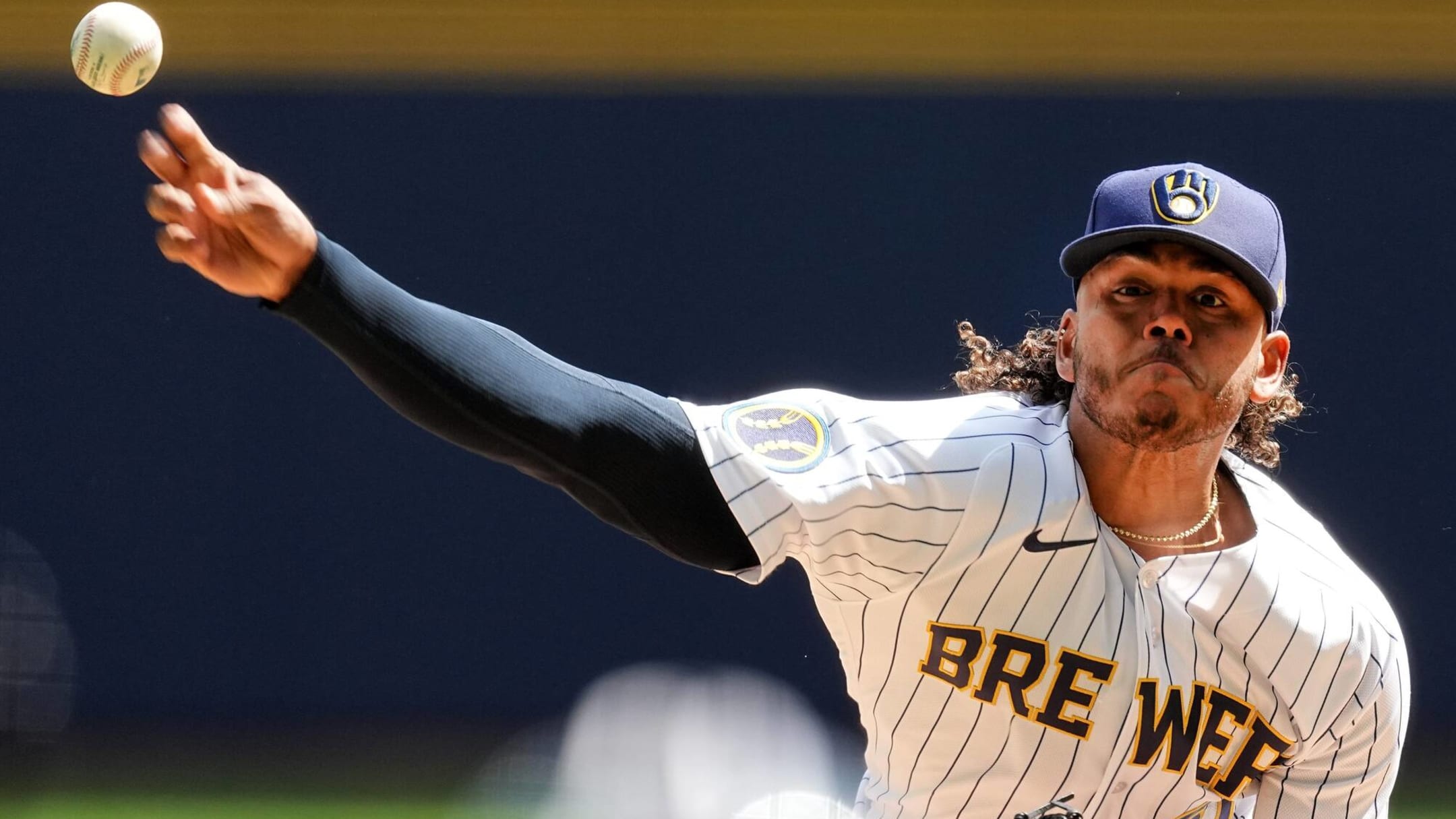 Freddy Peralta no longer just a fastball pitcher for the Brewers