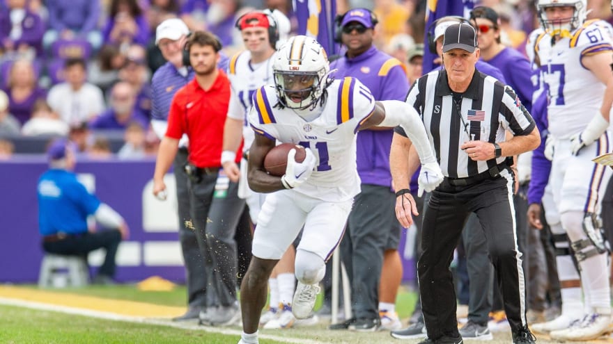 NFL Network Draft Analyst Thinks Steelers Should Target LSU WR Brian Thomas Jr.