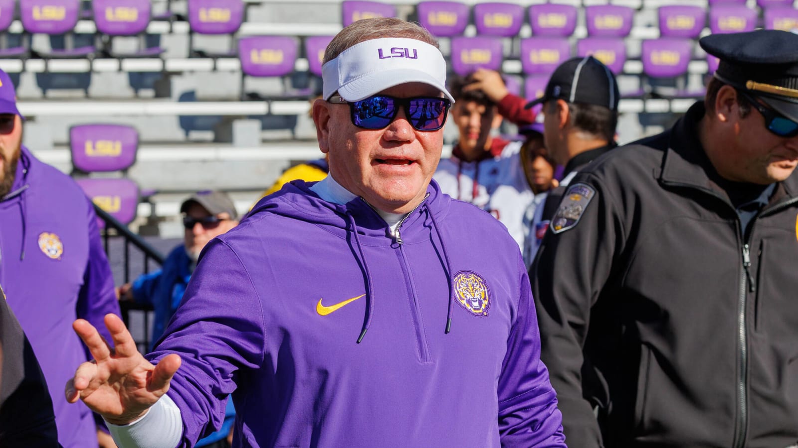 LSU HC Brian Kelly hoping for home-state cooking with four-star RB