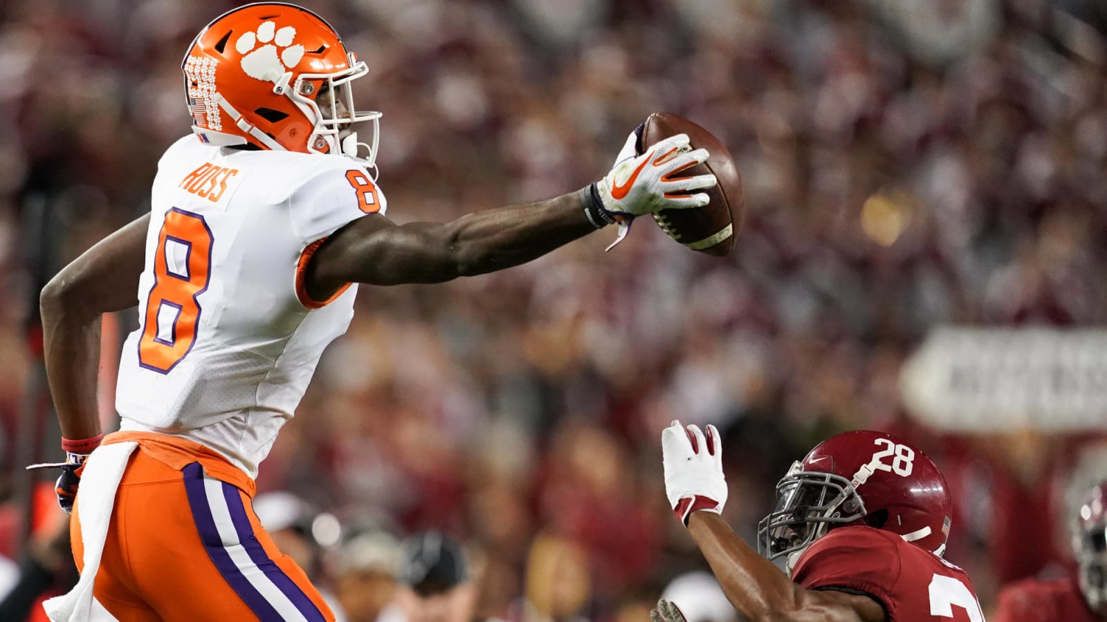 Watch: Clemson WR Justyn Ross makes unreal one-handed catch