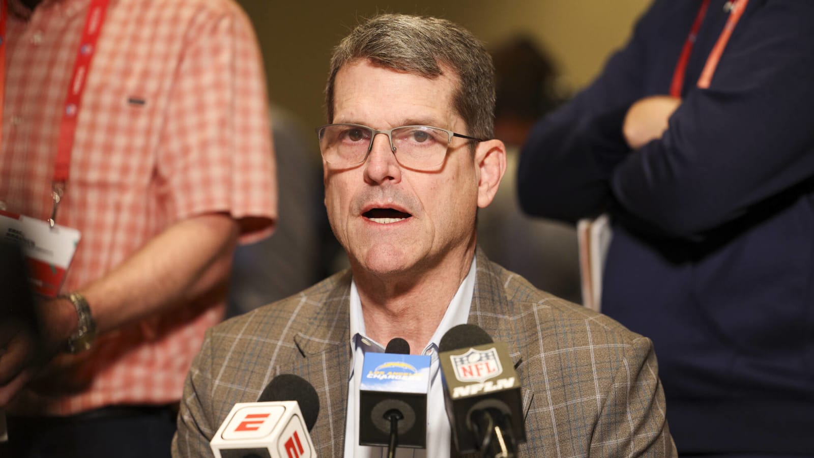 Does Chargers HC Jim Harbaugh have secret draft strategy?