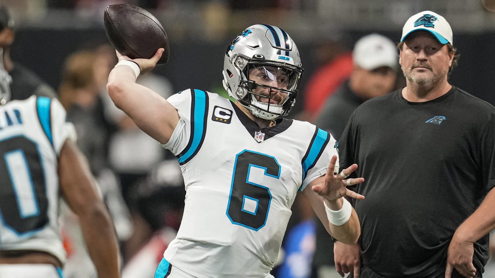 Is Baker Mayfield open to re-signing with the Panthers?