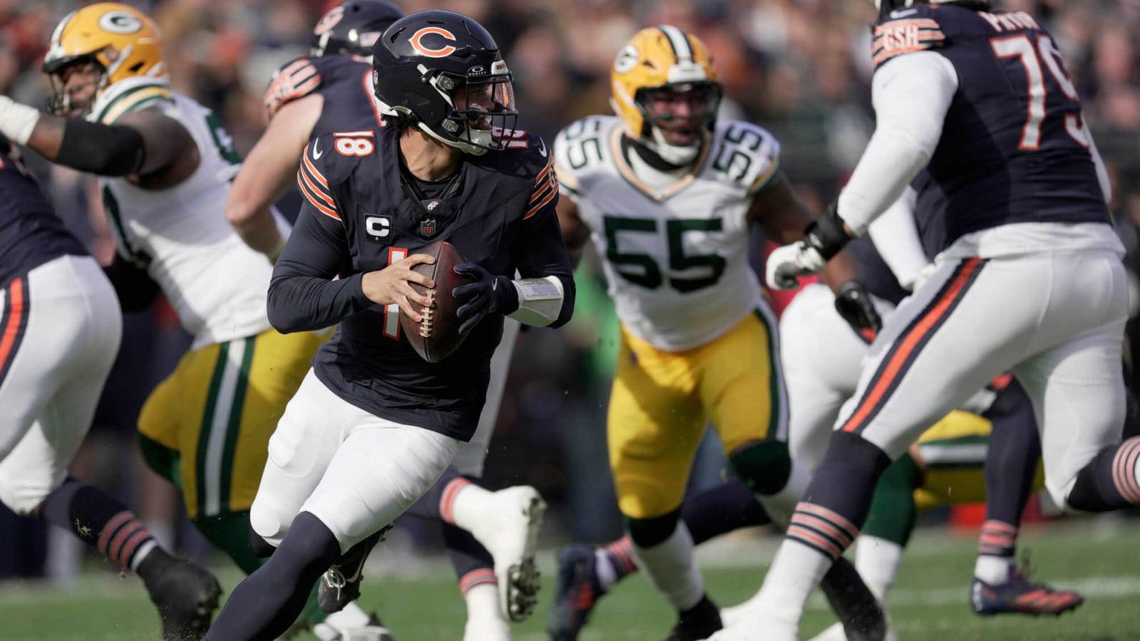 Analyst addresses theory regarding Bears' O-line, Caleb Williams