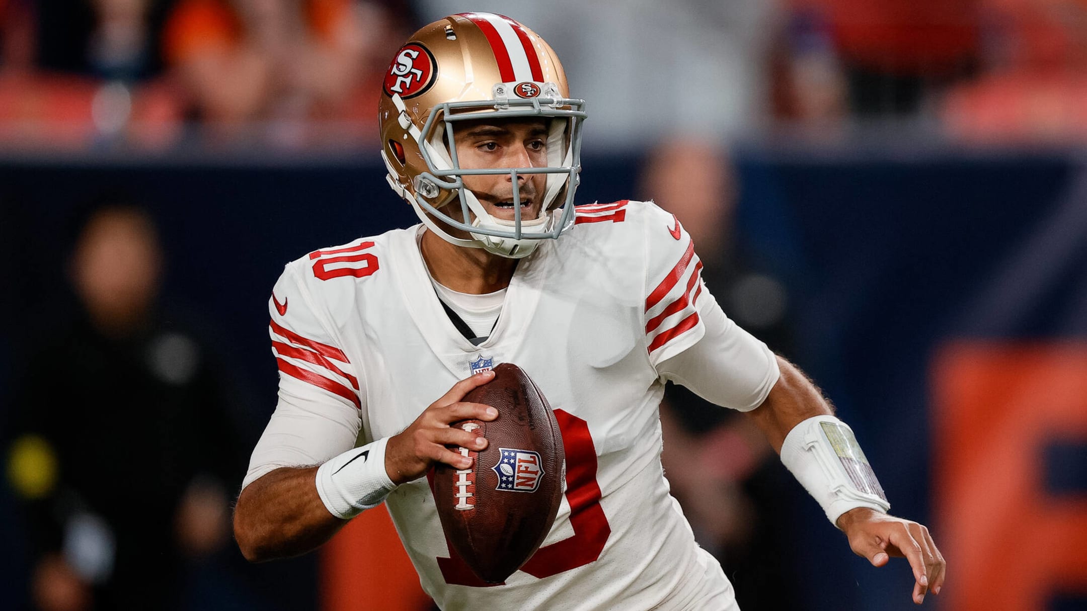 Jimmy G steps out of own end zone, commits safety