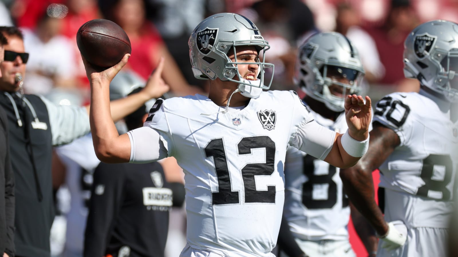 Raiders get surprising news on Aidan O’Connell’s knee injury