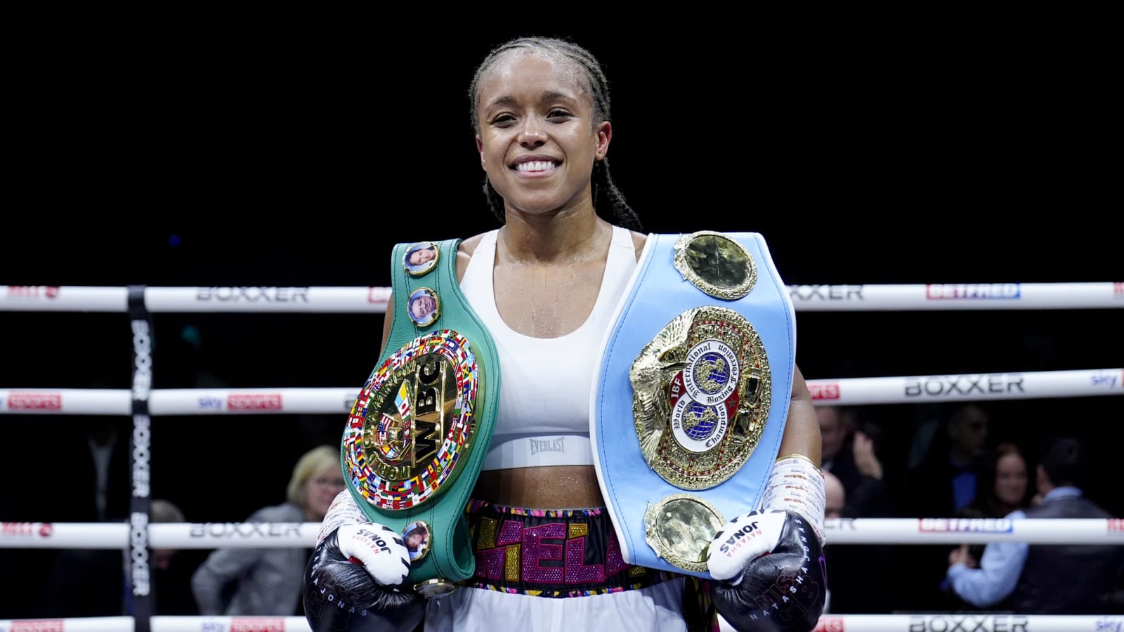 Natasha Jonas Makes History, Unifies Second Weight Class!