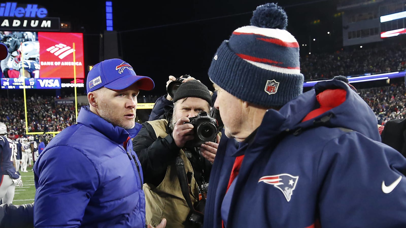 McDermott ‘certainly appreciated’ Belichick’s postgame chat