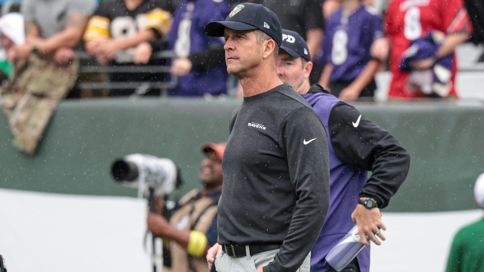 Ravens' coach John Harbaugh acknowledges 9/11 tragedy