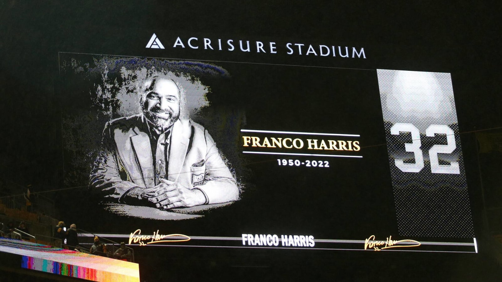 Steelers fans respectfully tailgate Franco Harris viewing