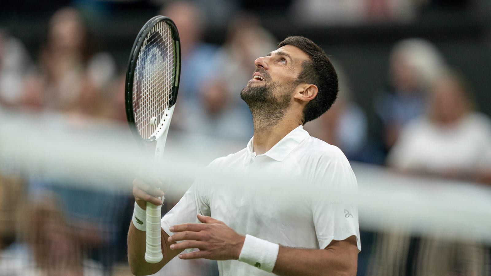 Novak Djokovic had one issue during Wimbledon final