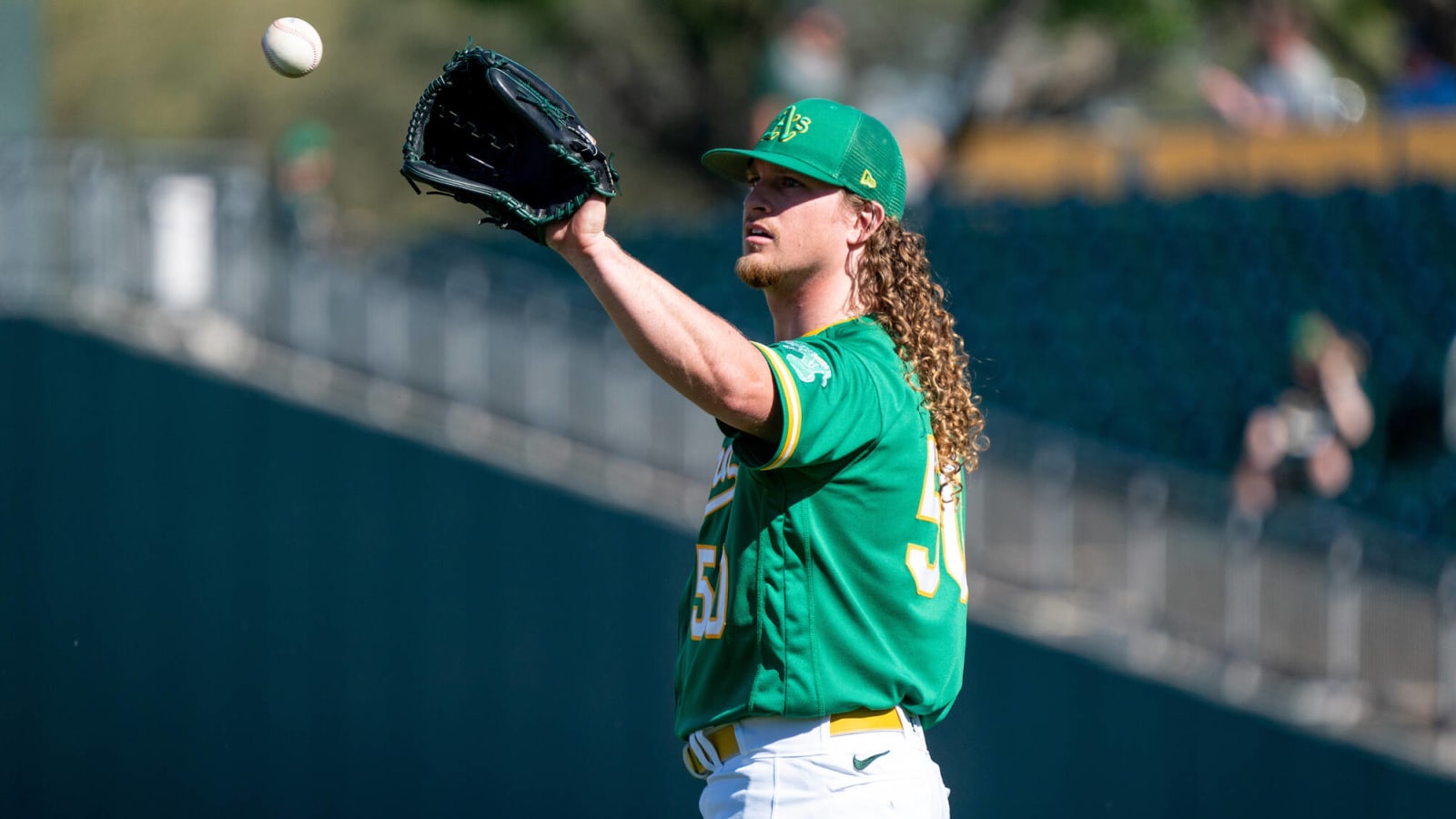 A's outright former first-rounder Grant Holmes to Triple-A