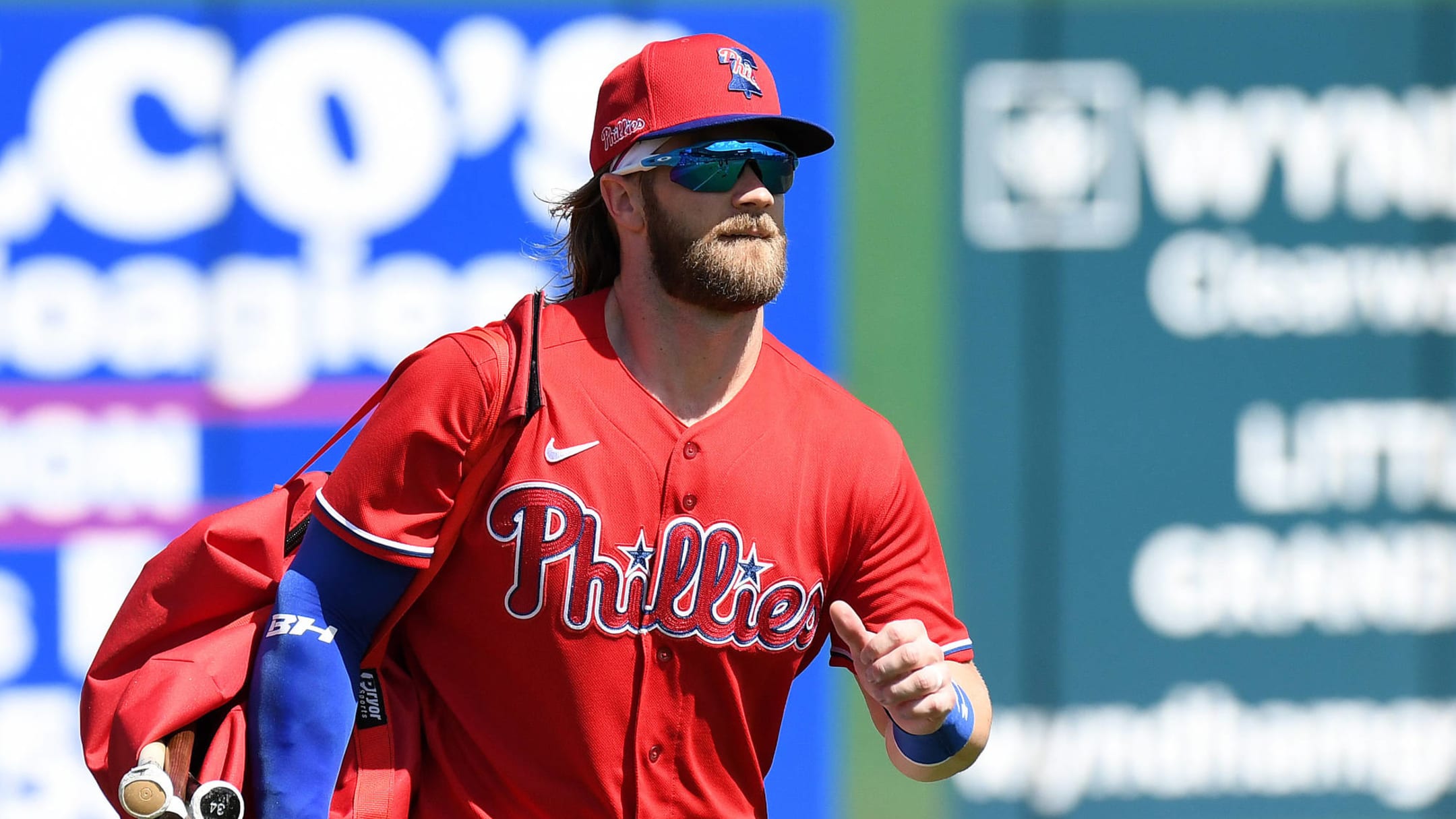 Bryce Harper jokes about interest in joining Eagles if MLB season