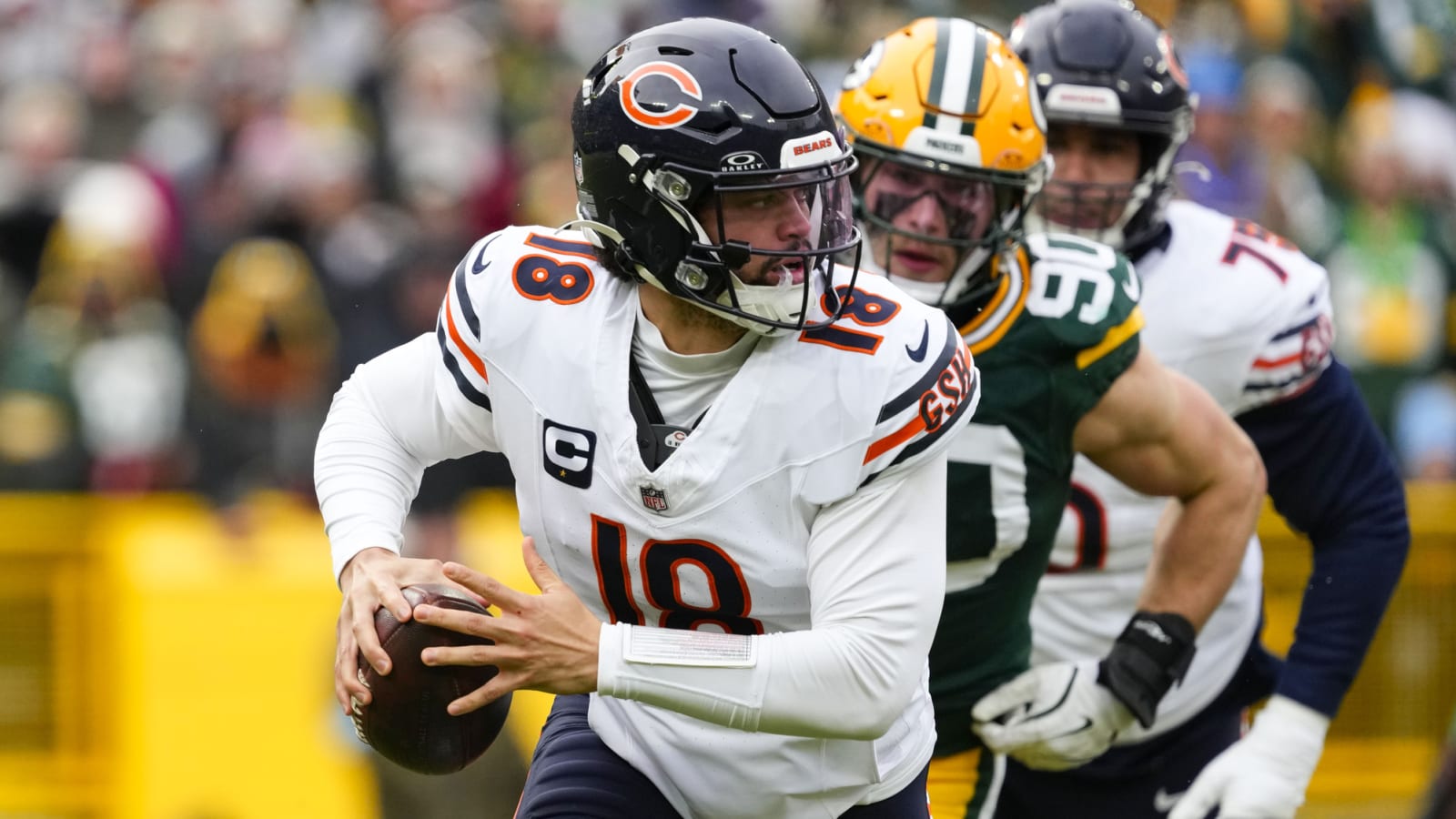 Why improved line alone won't decrease sacks taken by Caleb Williams