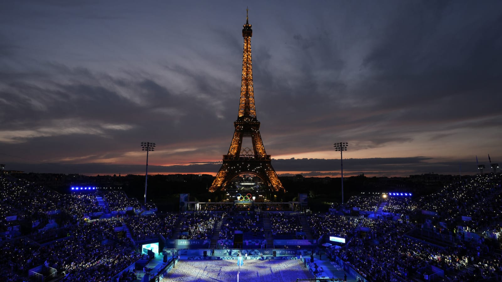 Beach volleyball setup at Paris Olympics is a sight to behold