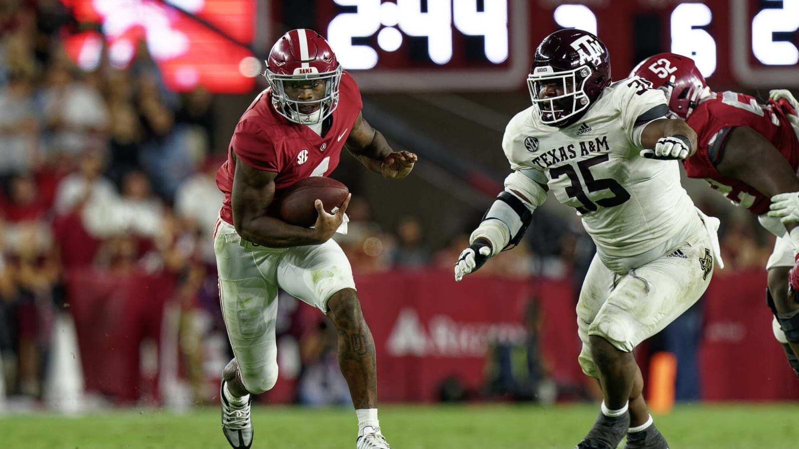 Nick Saban says anxiety factored into Jalen Milroe's iffy start vs Texas A&M