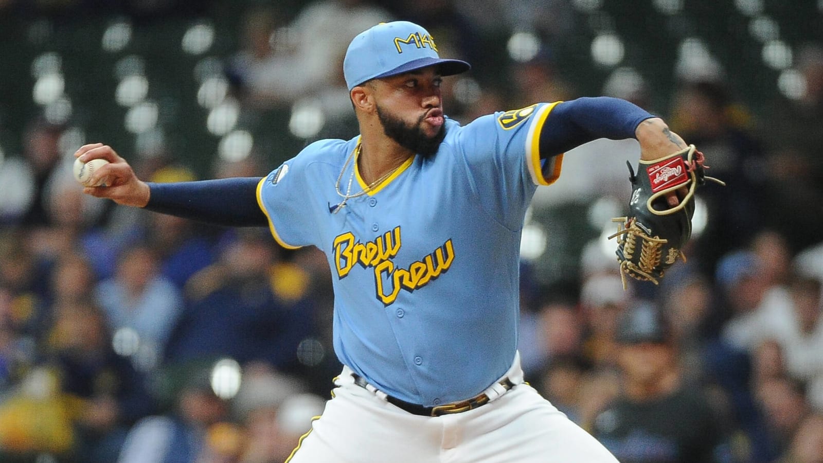 Which two Brewers pitchers may be most impacted by pitch clock?