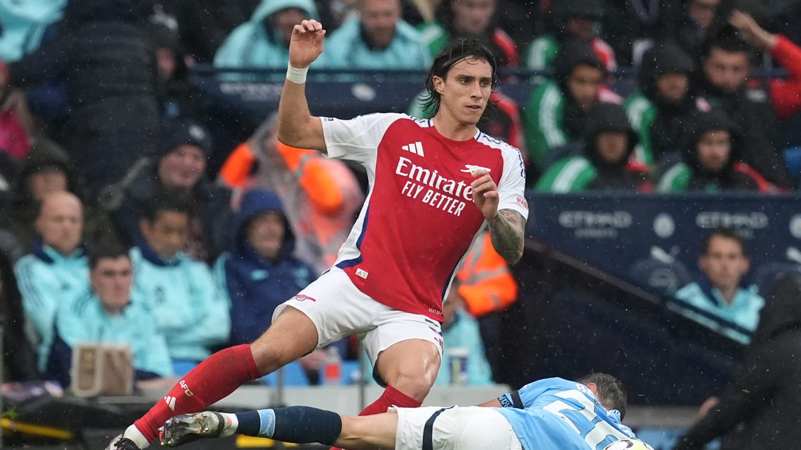 Stats say Riccardo Calafiori seems to have settled into Arsenal’s first team very quickly