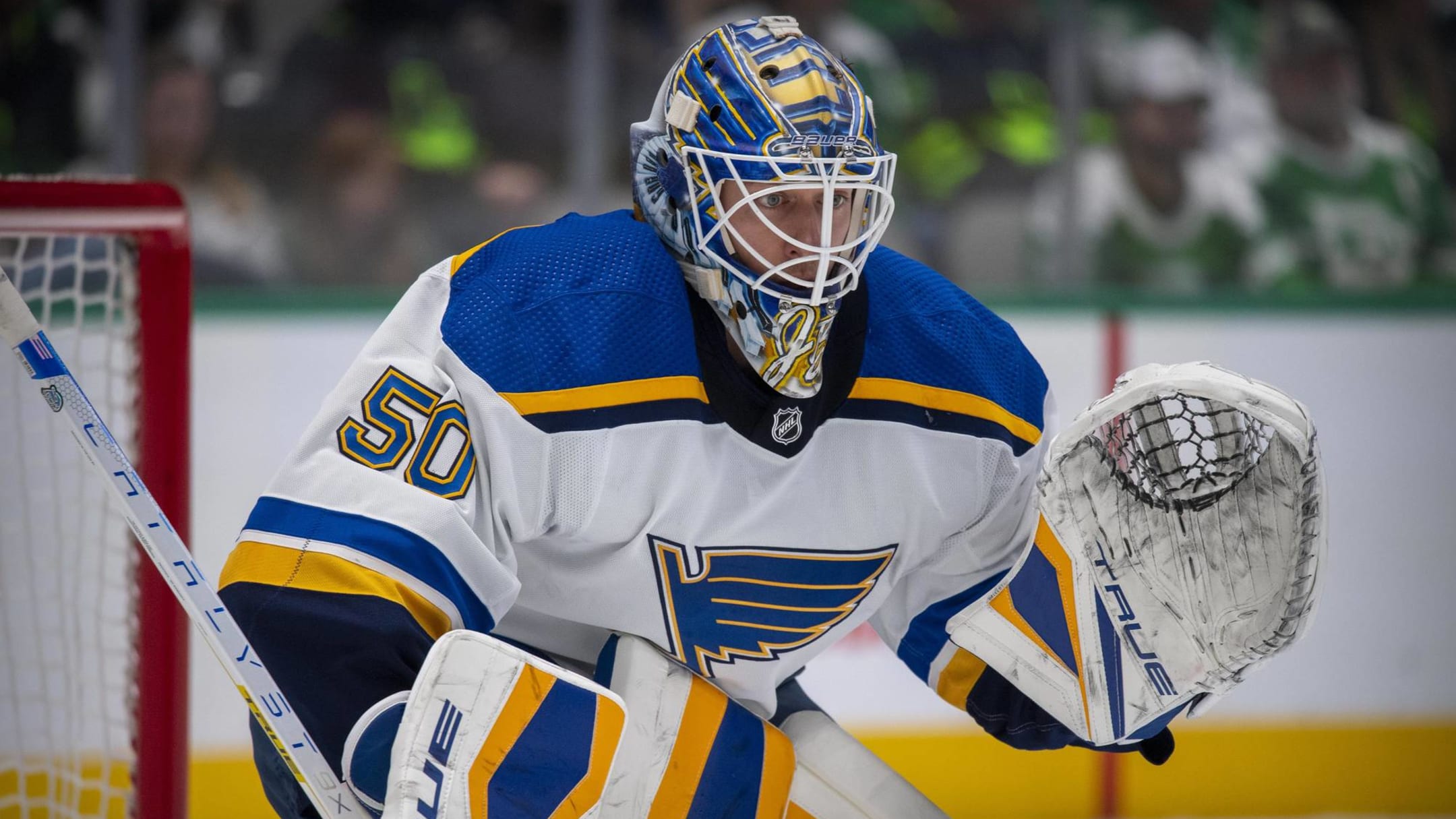 Blues goalie Binnington placed in COVID-19 protocols