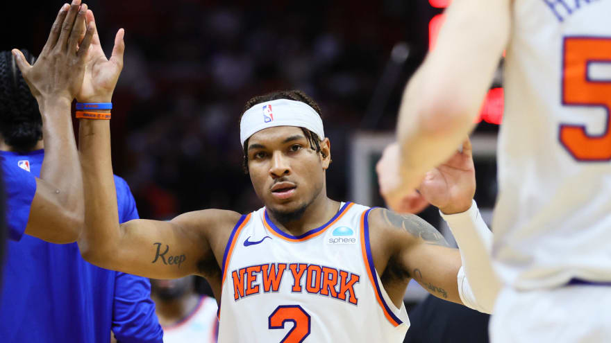 Knicks’ Miles McBride Comments On Game 3 Physicality