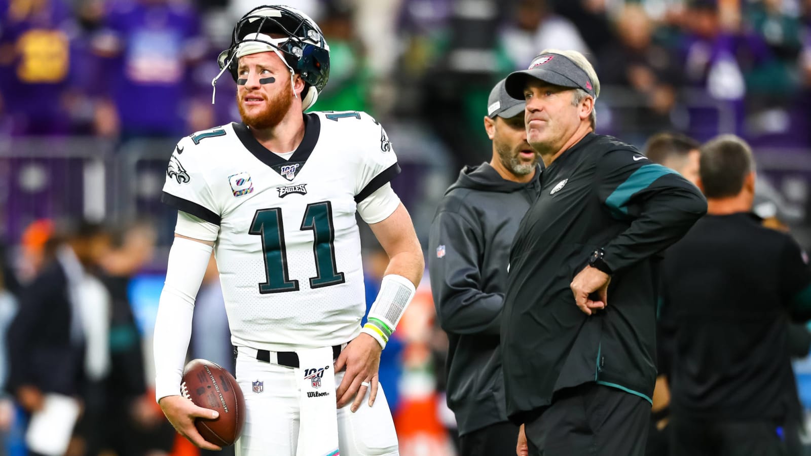 Wentz, Pederson didn't talk for 'weeks' during 2020 season