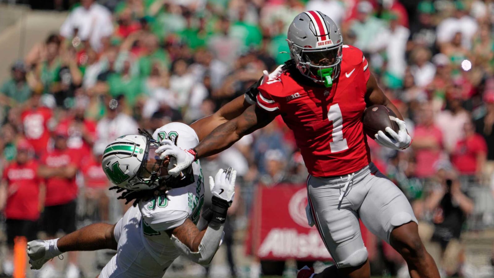 Buckeyes Blast Marshall with Big Rushing Attack