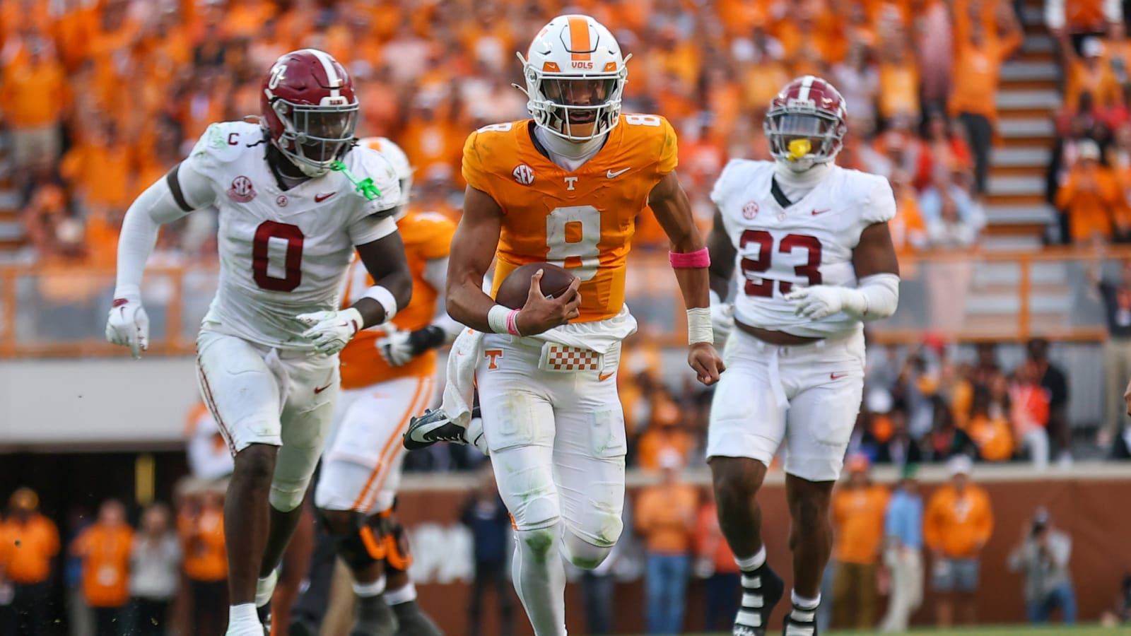 Tennessee WR Bru McCoy makes statement about QB Nico Iamaleava that will get Vols fans fired up