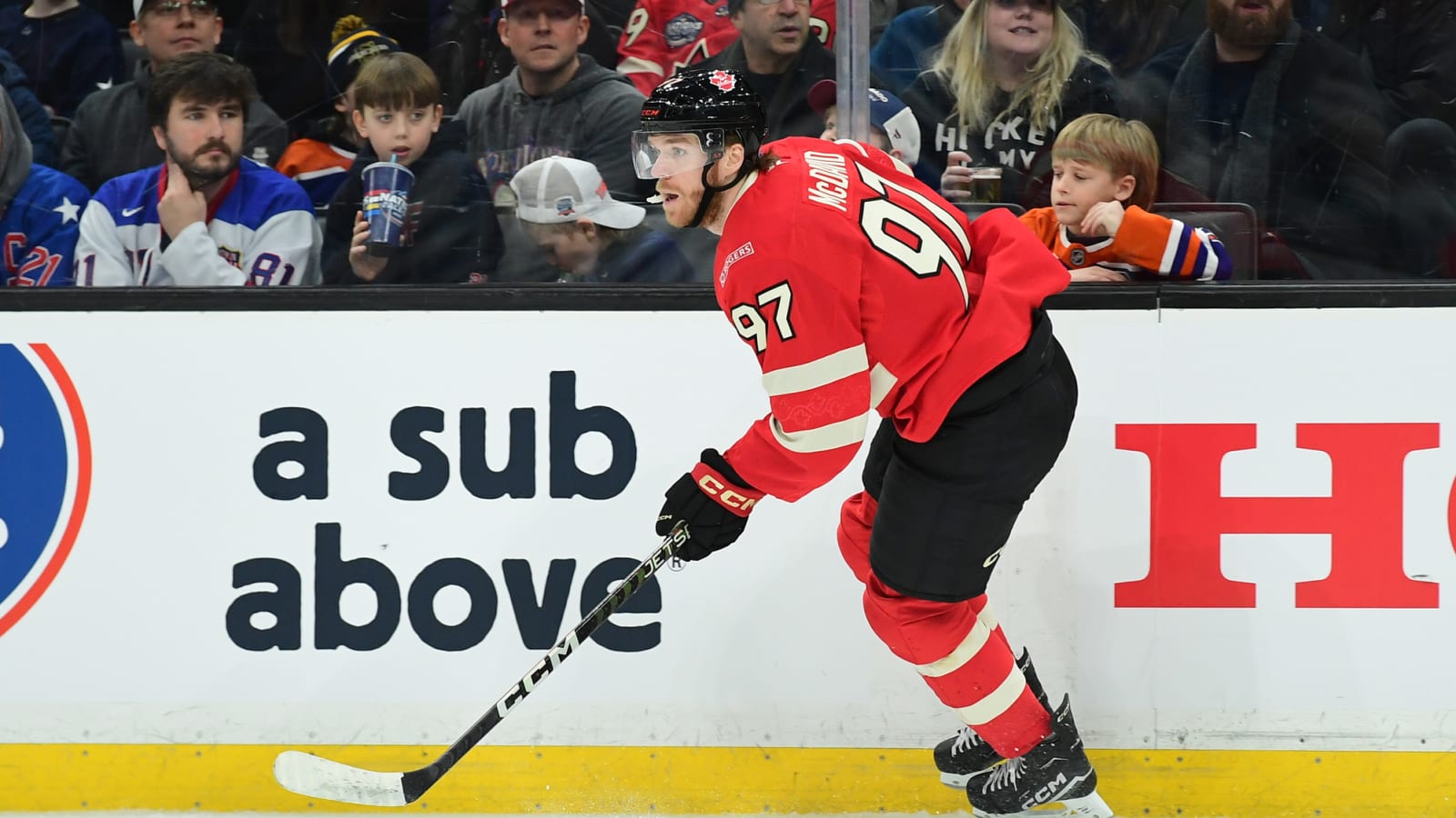 Sidney Crosby gives emotional answer on passing the torch to Connor McDavid after Team Canada win