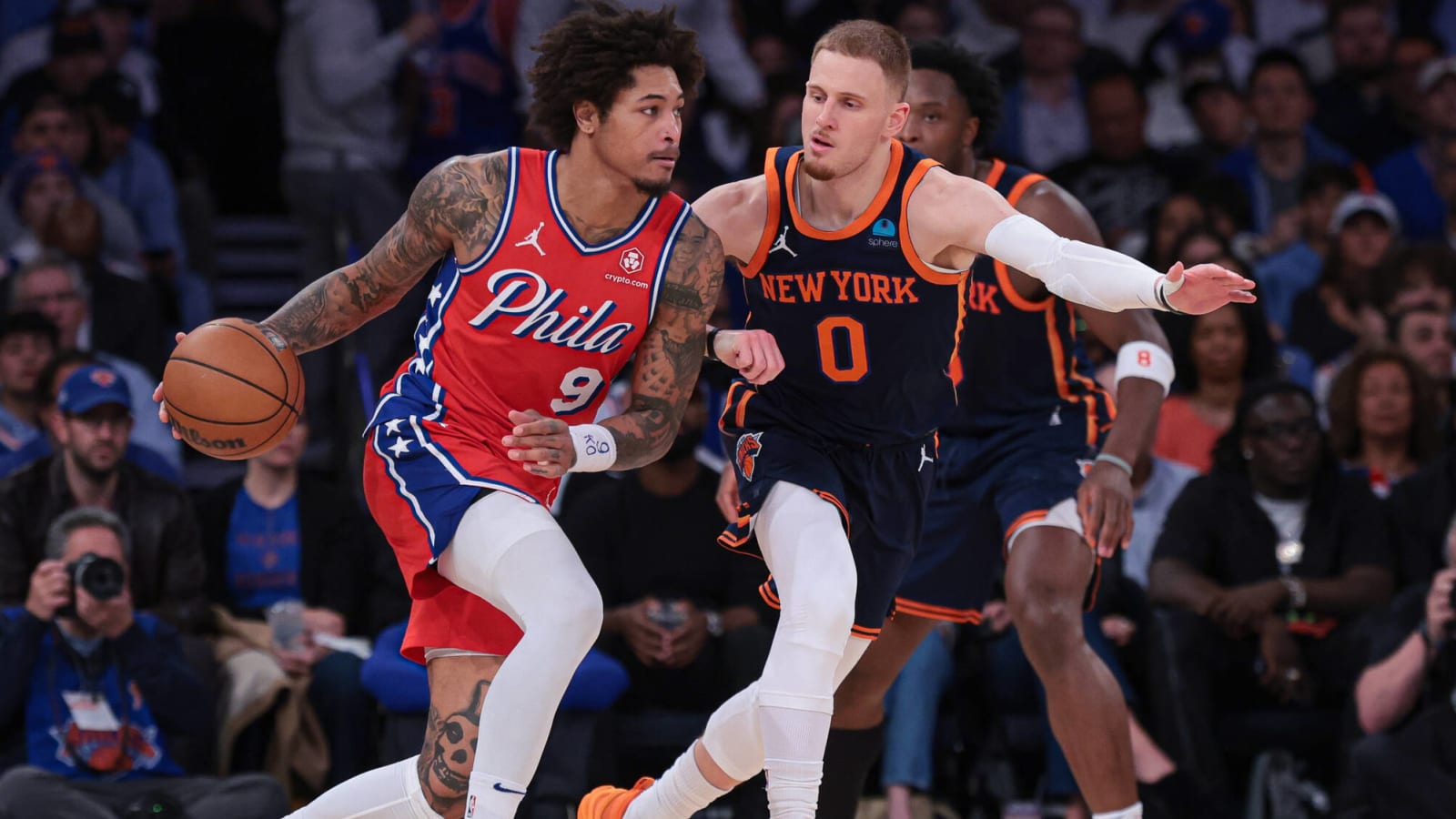 Donte DiVincenzo Shouts Out New York Knicks Faithful After Wild Game 2 Win Vs. 76ers: ‘This Is Who We Do it For’