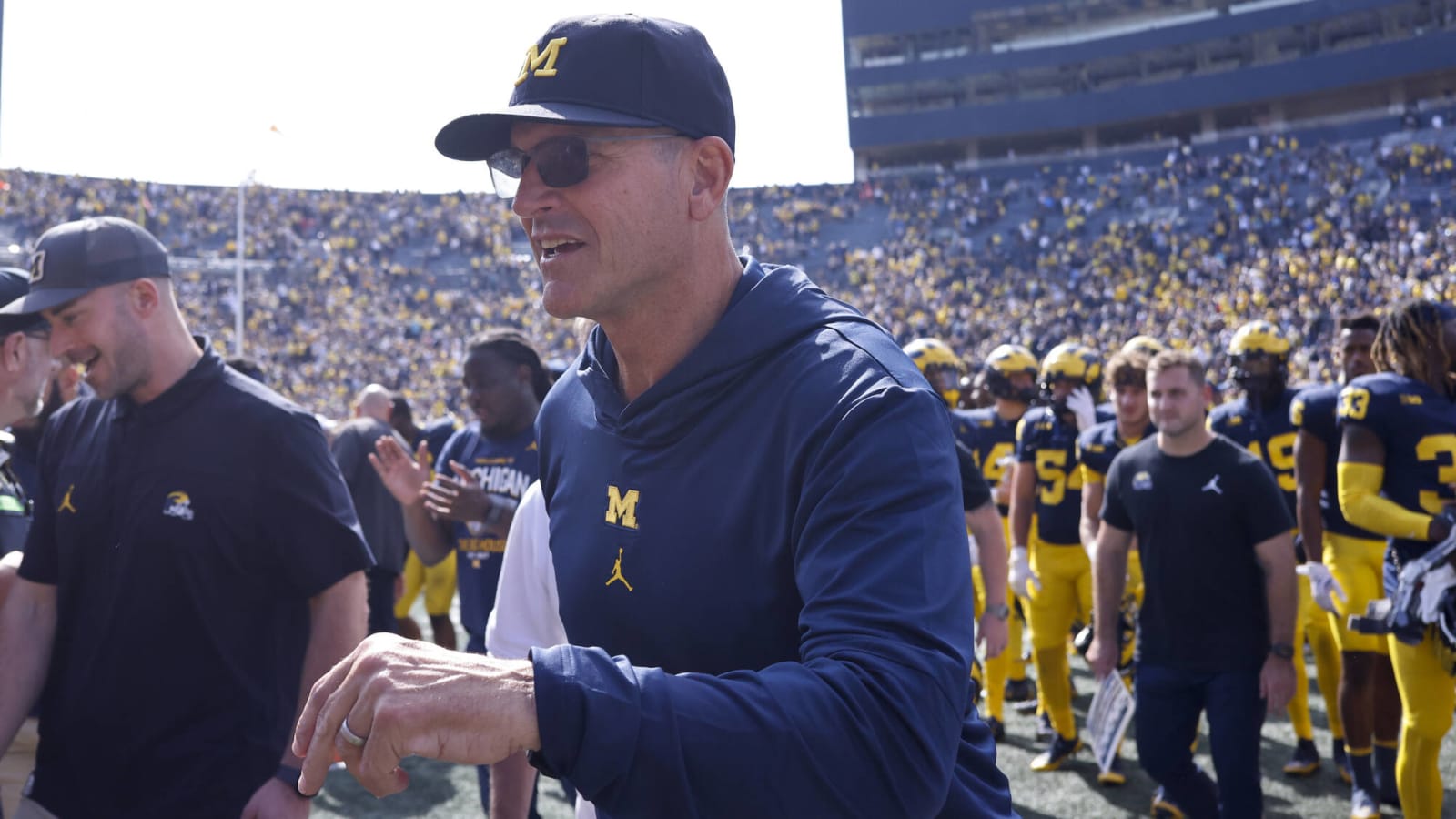 Michigan files to block Jim Harbaugh suspension