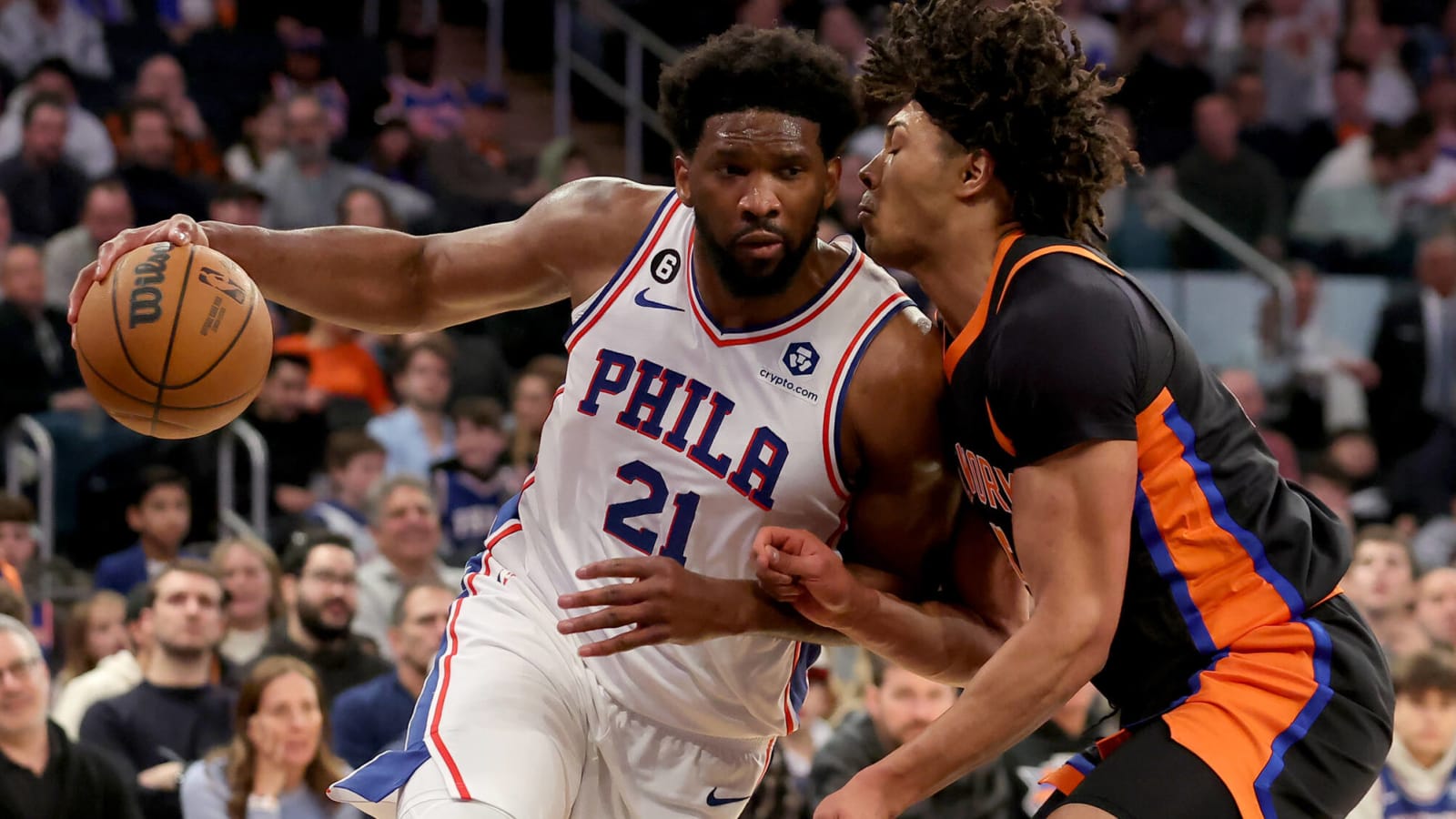 'Eagles' chants rain down at MSG during 76ers/Knicks contest