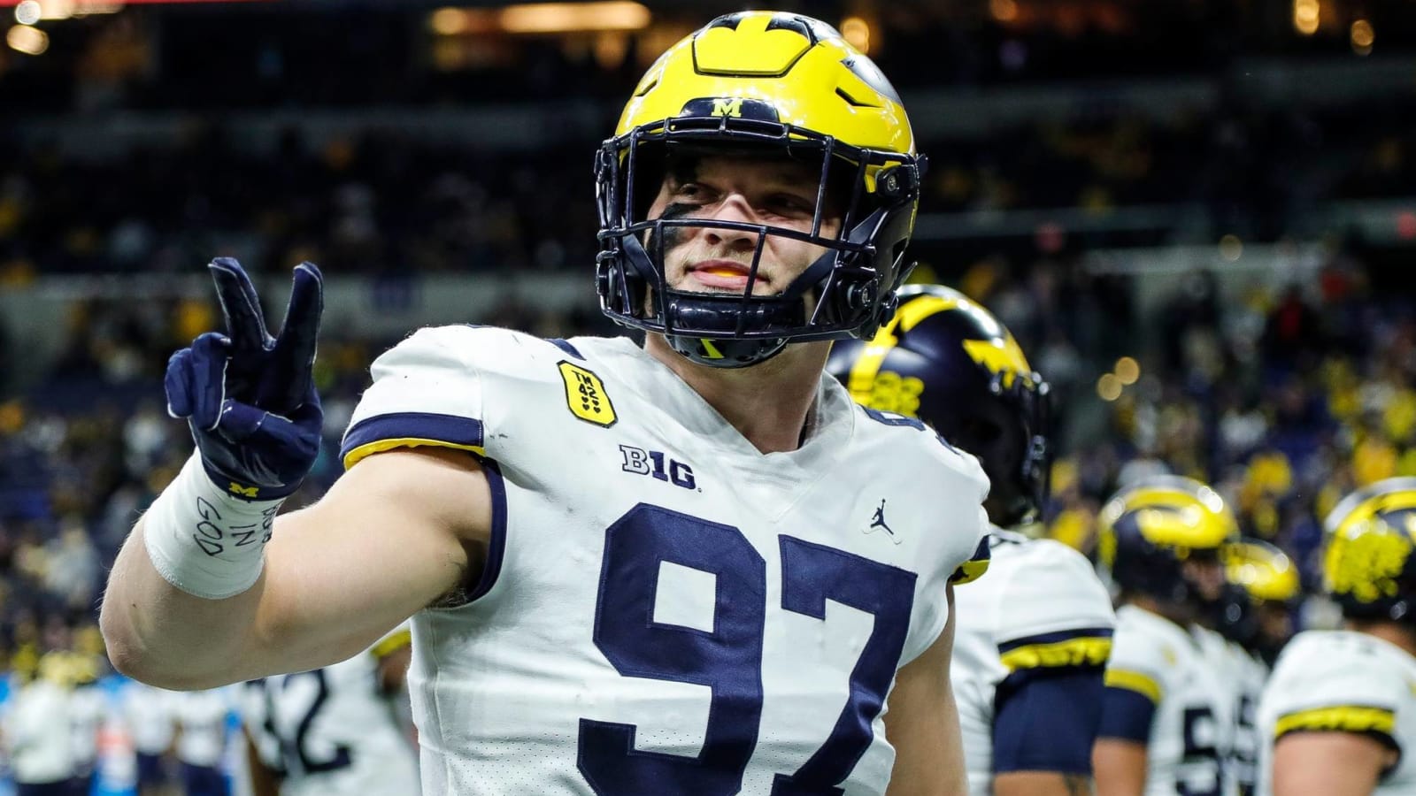 Potential No. 1 pick Aidan Hutchinson talks about possibly playing for Lions