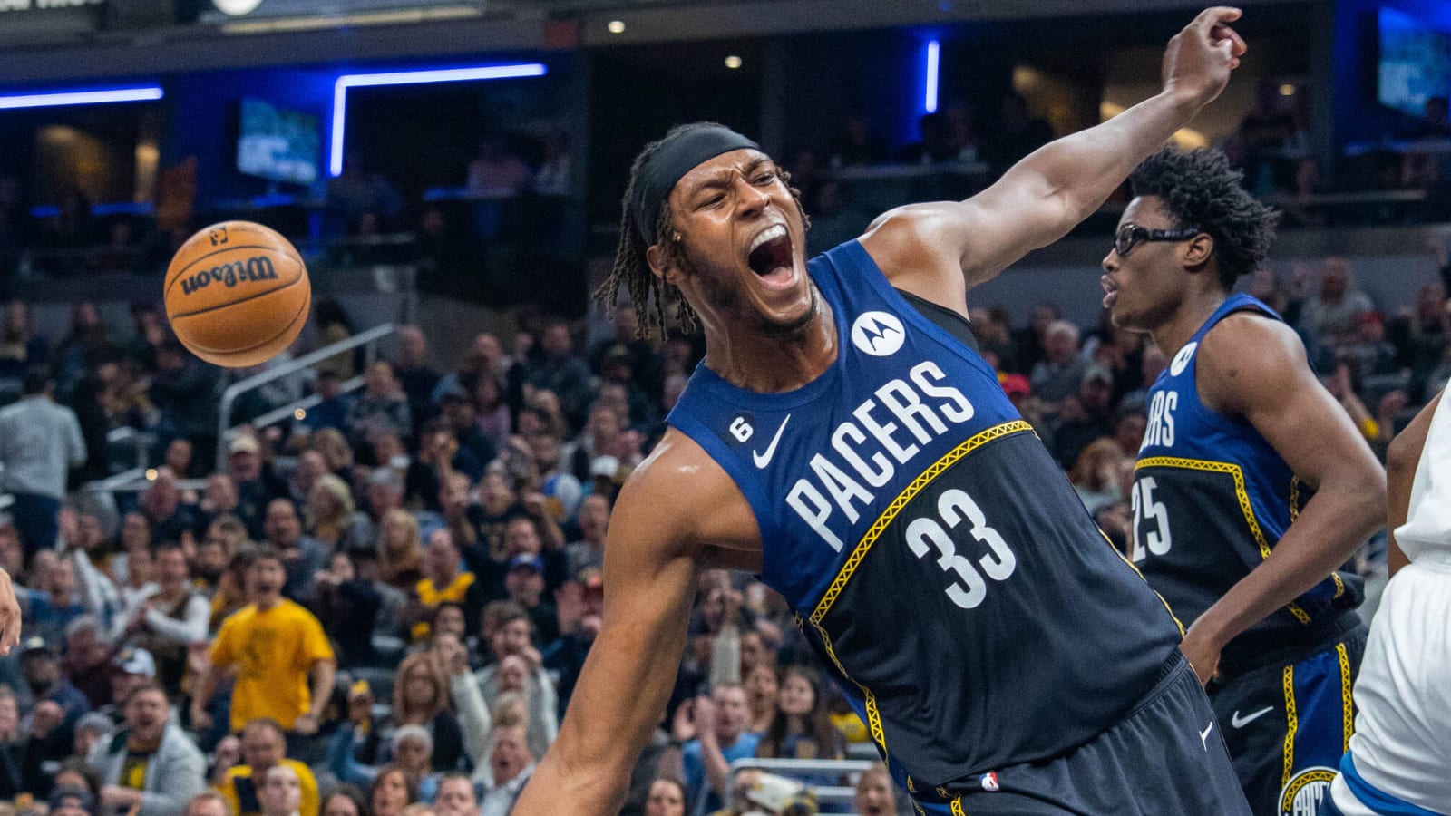 Watch: Pacers C Myles Turner trends on Twitter for monster dunk