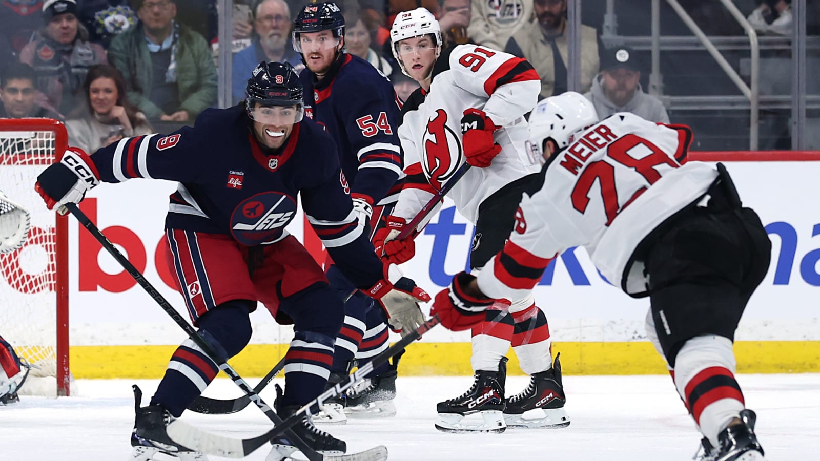 New Jersey Devils Fall Behind Early and Get Blanked by Jets on the Road