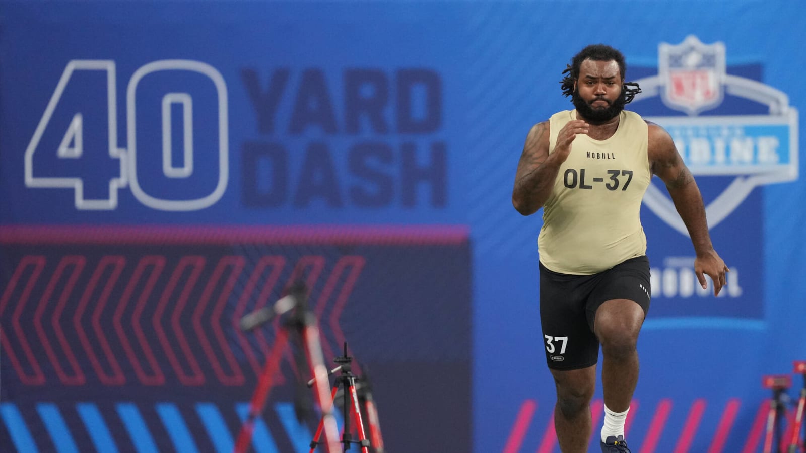 2024 NFL Scouting Combine: Fastest 40-yard dash times for offensive linemen