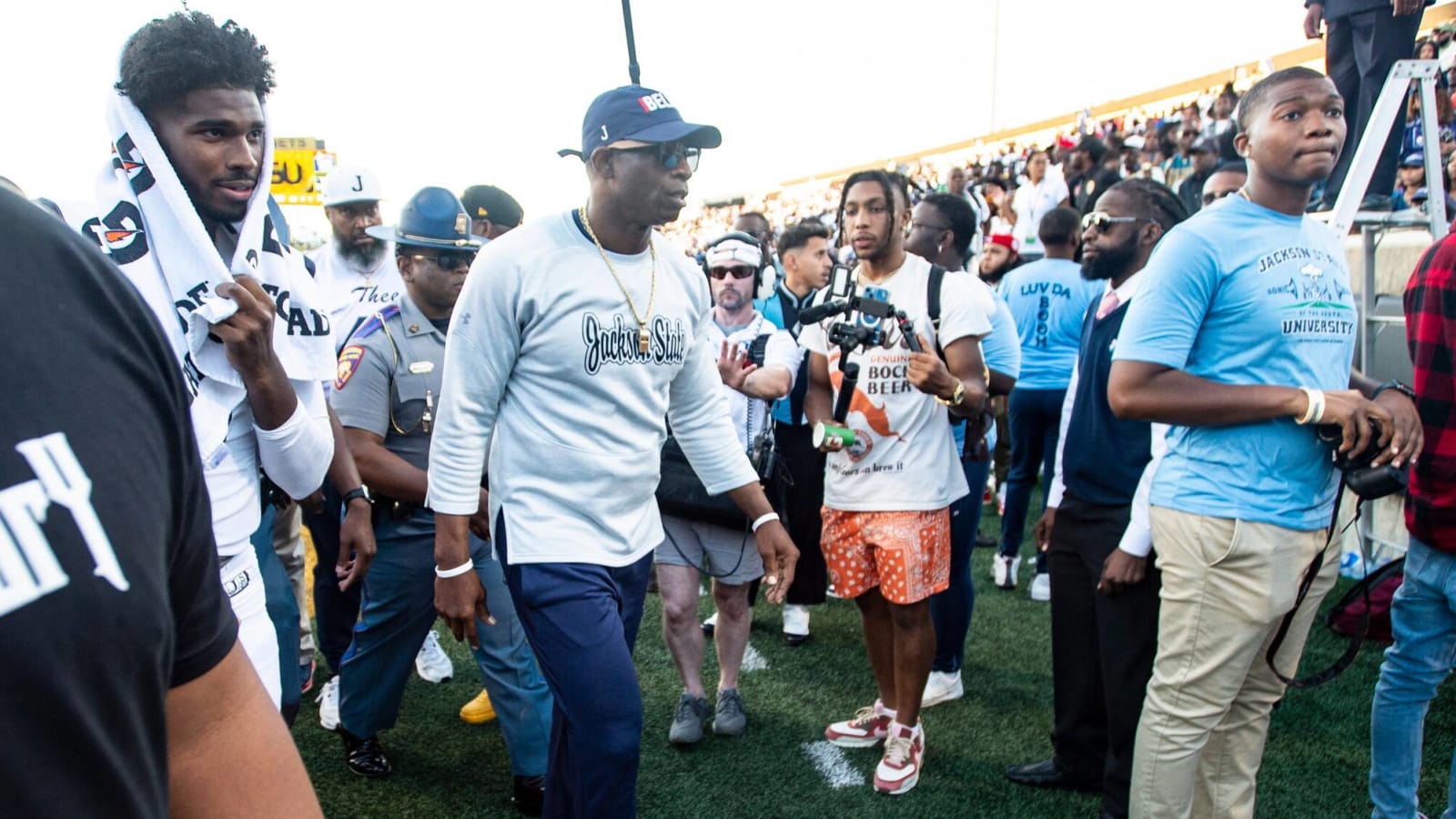 Tom Brady x Deion Sanders Son Shedeur Sanders for BRADY Apparel