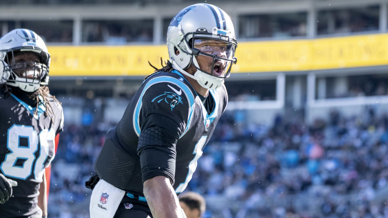 Panthers bench Cam Newton shortly after pick-six