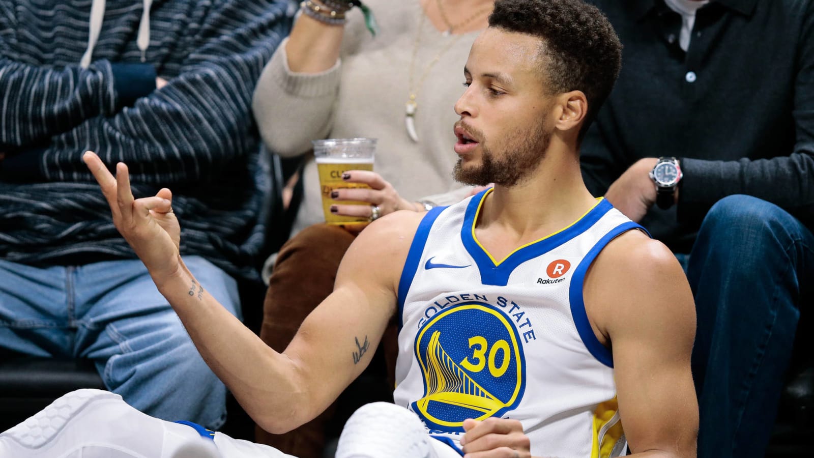 Stephen Curry says finger injury is ‘going to hurt’ for rest of playoffs