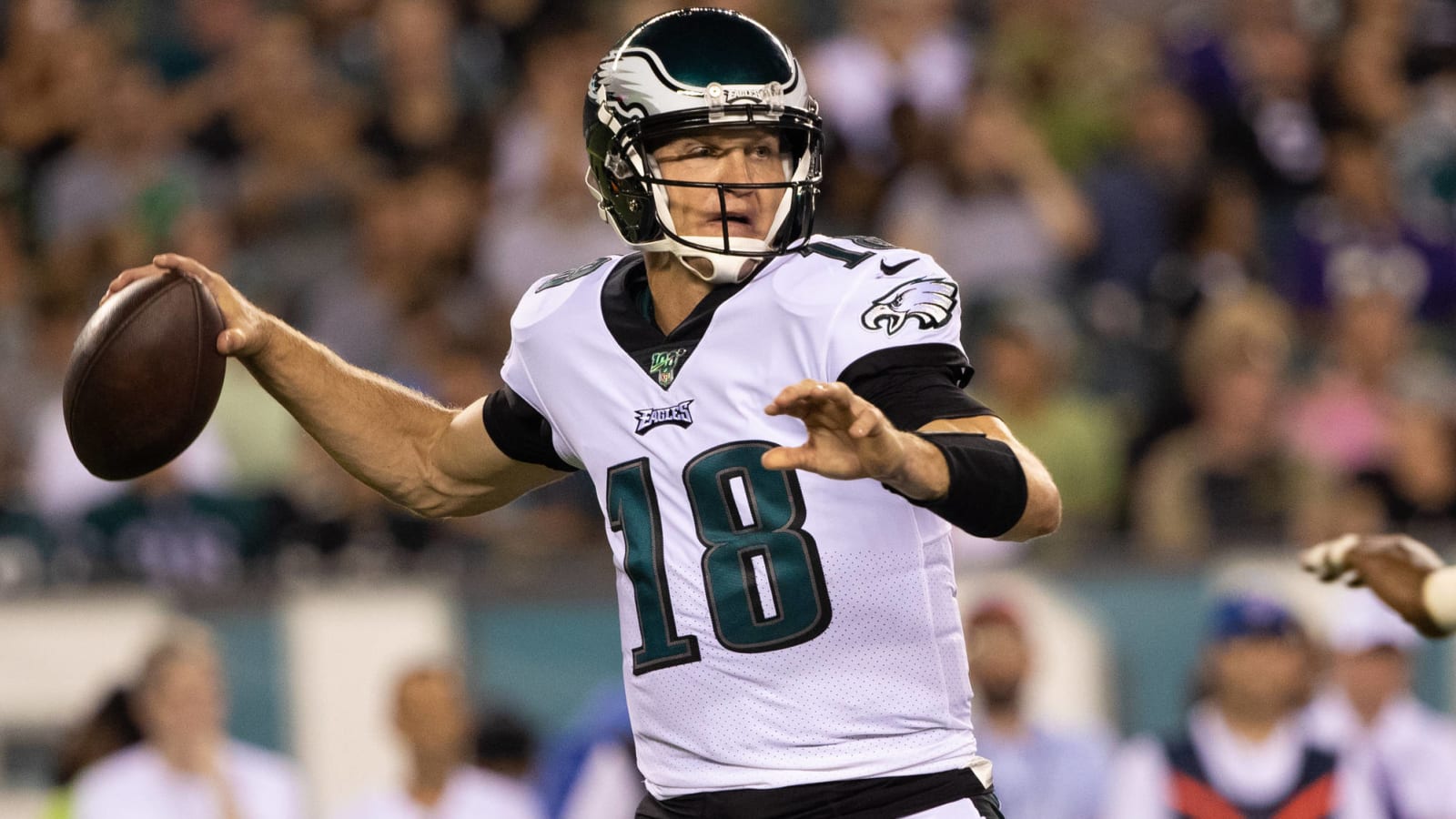 Josh McCown cries after Eagles lose to Seahawks