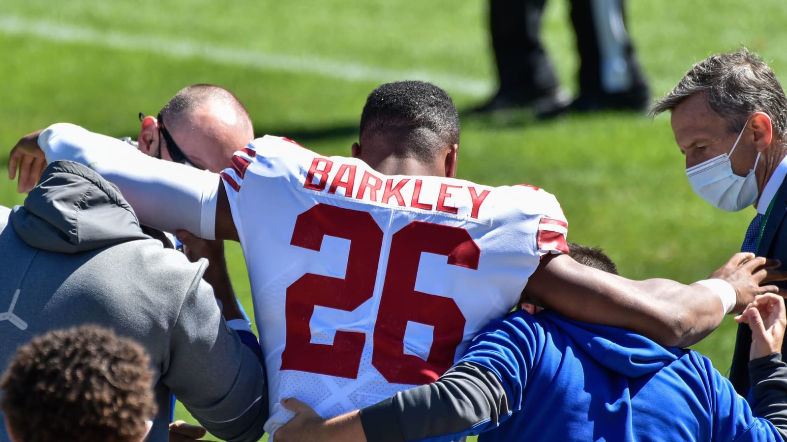 Report: Giants fear Saquon Barkley has torn ACL