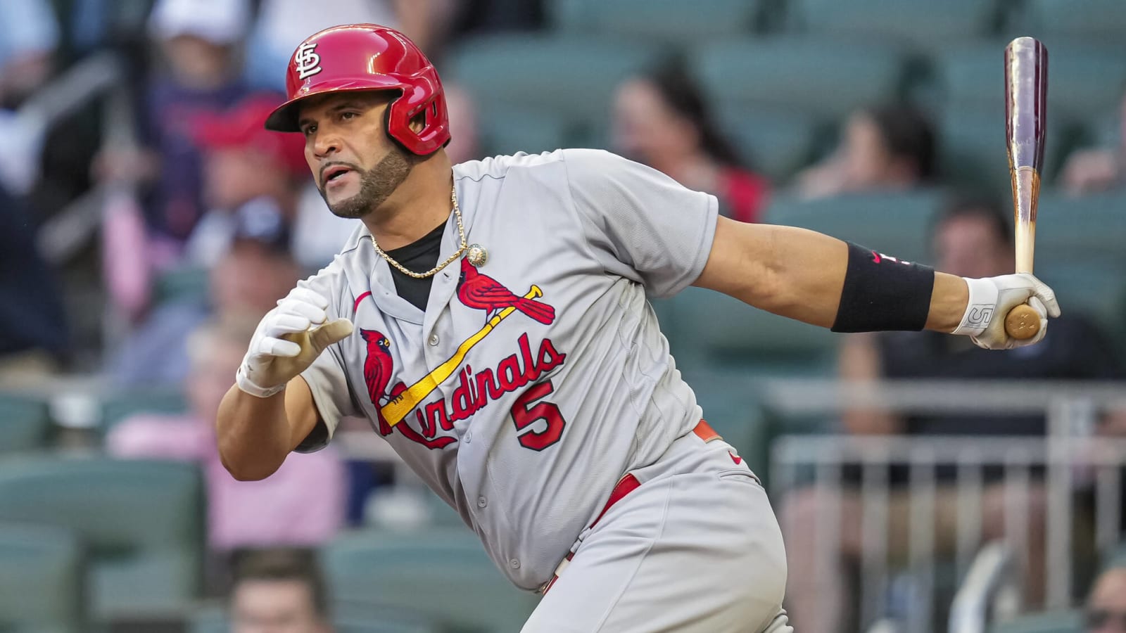 MLB commissioner Rob Manfred honors Albert Pujols and Miguel